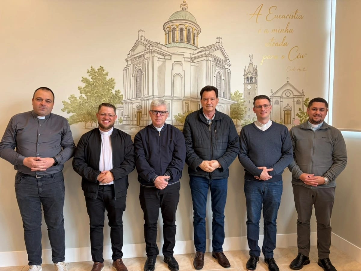 Diáconos permanentes da Diocese de Caxias do Sul elegem coordenação durante encontro no Santuário de Caravaggio