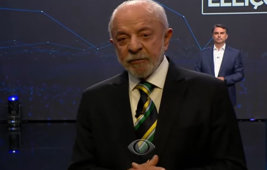Lula celebra queda do Risco-Brasil no debate da Band (18/10)