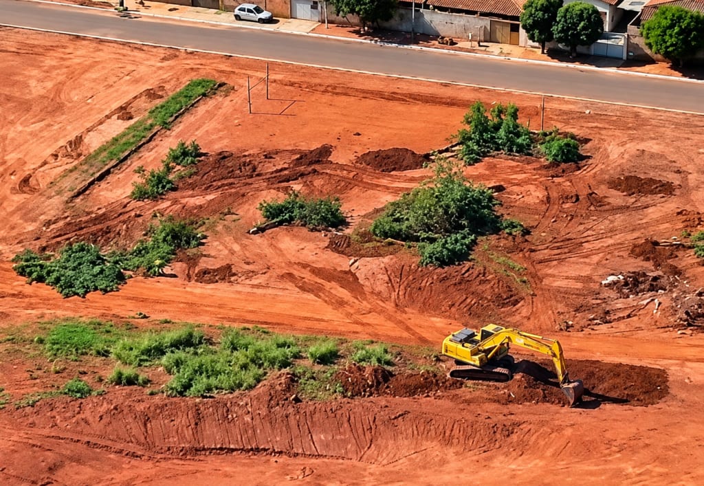 Serranópolis inicia escavações para construir lago por ordem da prefeita Zilmar Silva