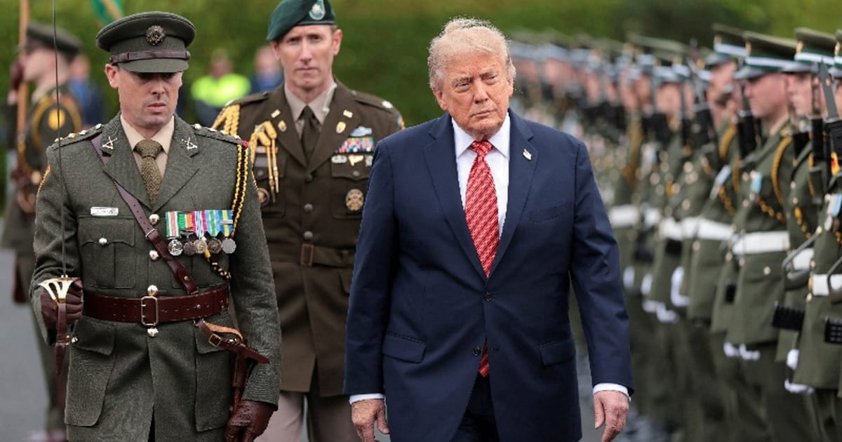 Trump diz que “adoraria” ver Irlanda do Norte unida à Irlanda
