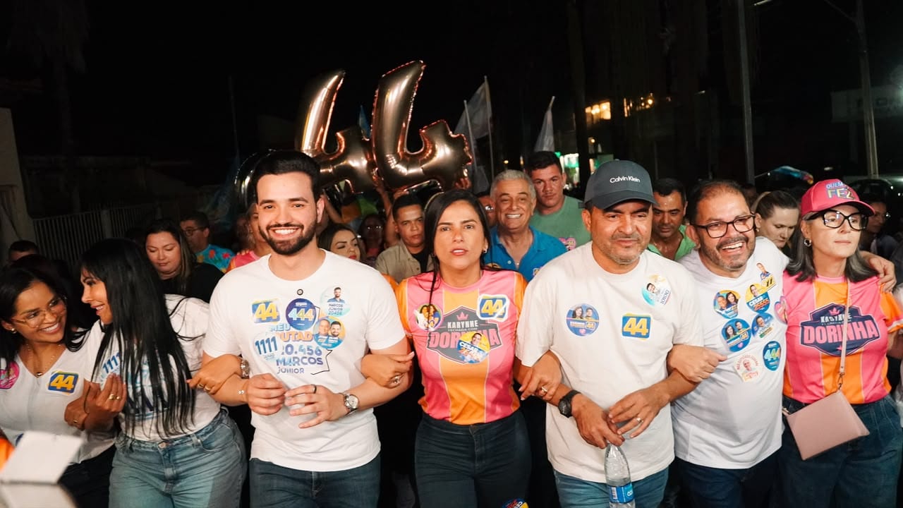 Marcos Júnior participou de caminhada em Dianópolis com líderes e candidatos estaduais e federais