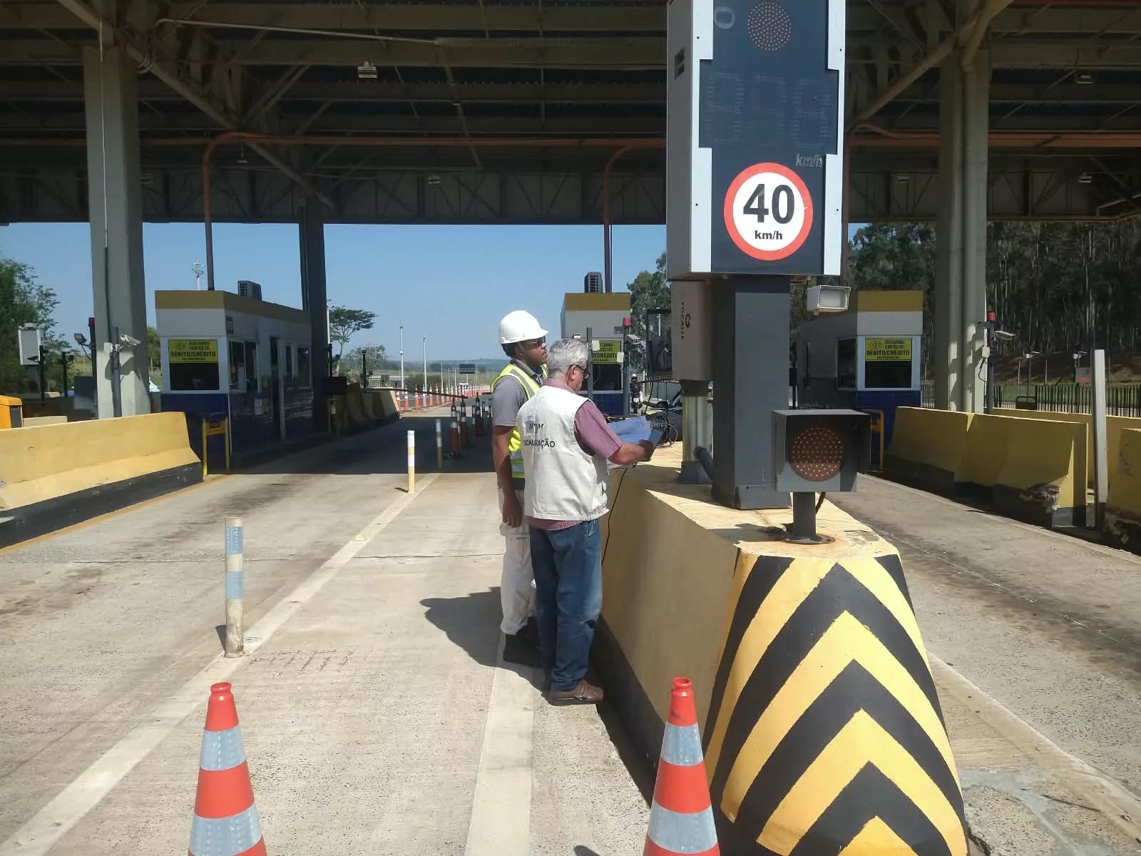 Radar em Pedágio: Em Marília, Ipem-SP verifica radar na rodovia SP-333
