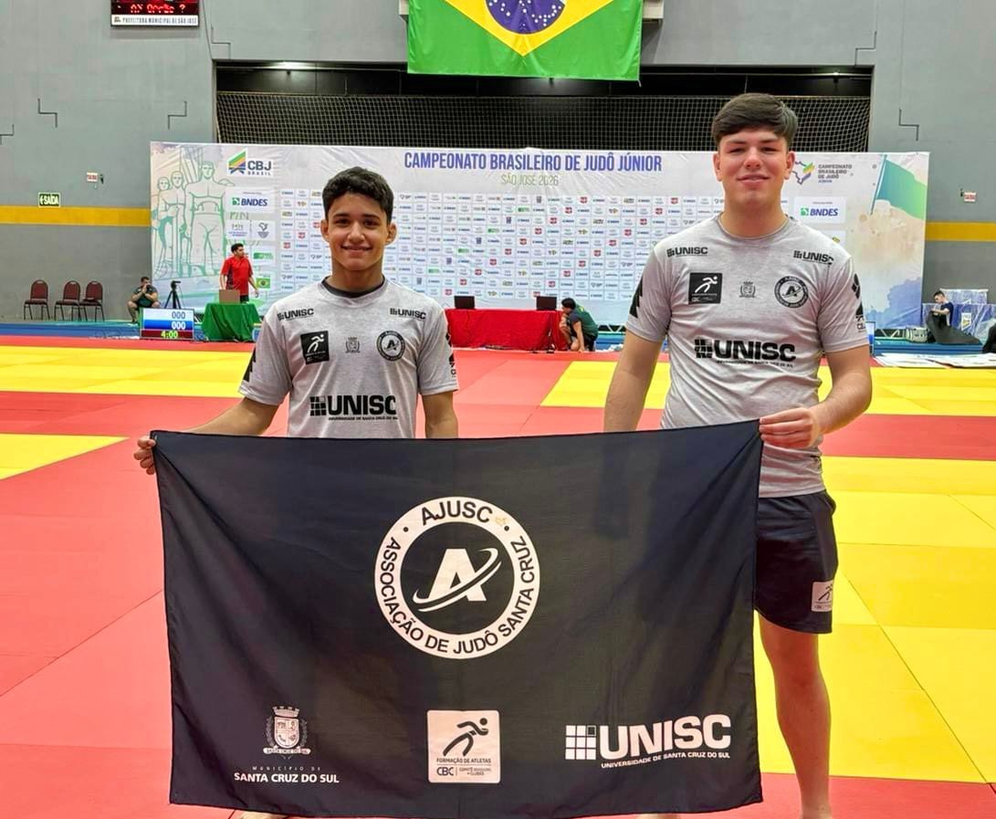 Esportes | Ajusc Unisc leva dois atletas ao Campeonato Brasileiro Júnior de Judô