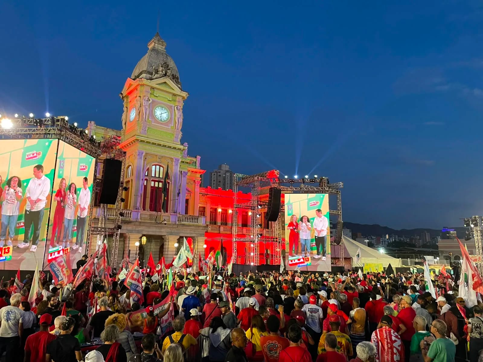 Lula lança em BH as campanhas dele e de Patrus Ananias em Minas Gerais
