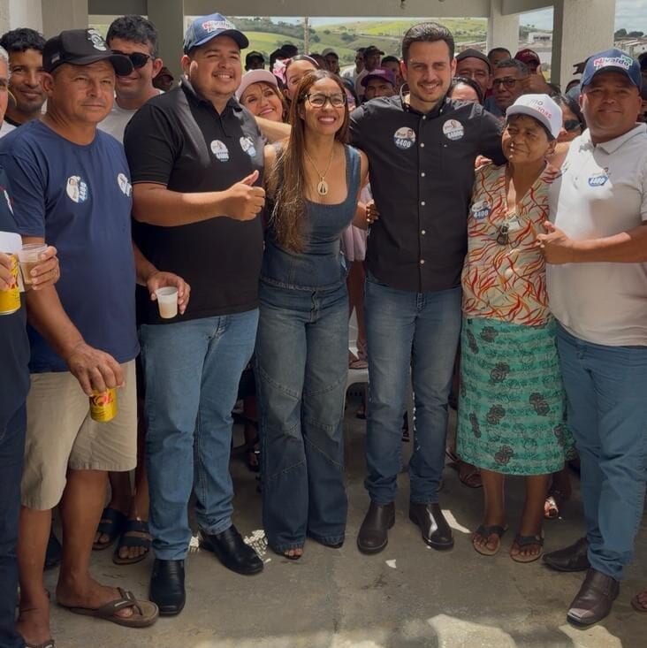Fabiana Sandes recebeu os deputados Antônio e Nivaldo Albuquerque em São Brás