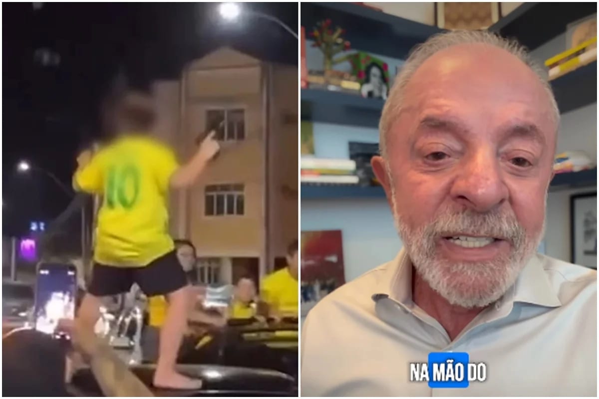 Lula diz que ficou "perplexo" com criança segurando arma em cima de carro