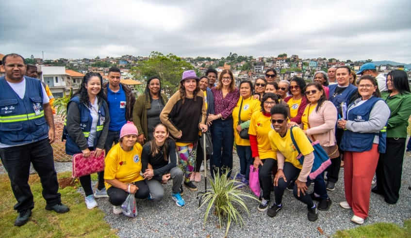Prefeita Mara Bertaiolli entrega área de esporte, lazer e integração no Jardim Margarida; bairro da região Norte de Mogi