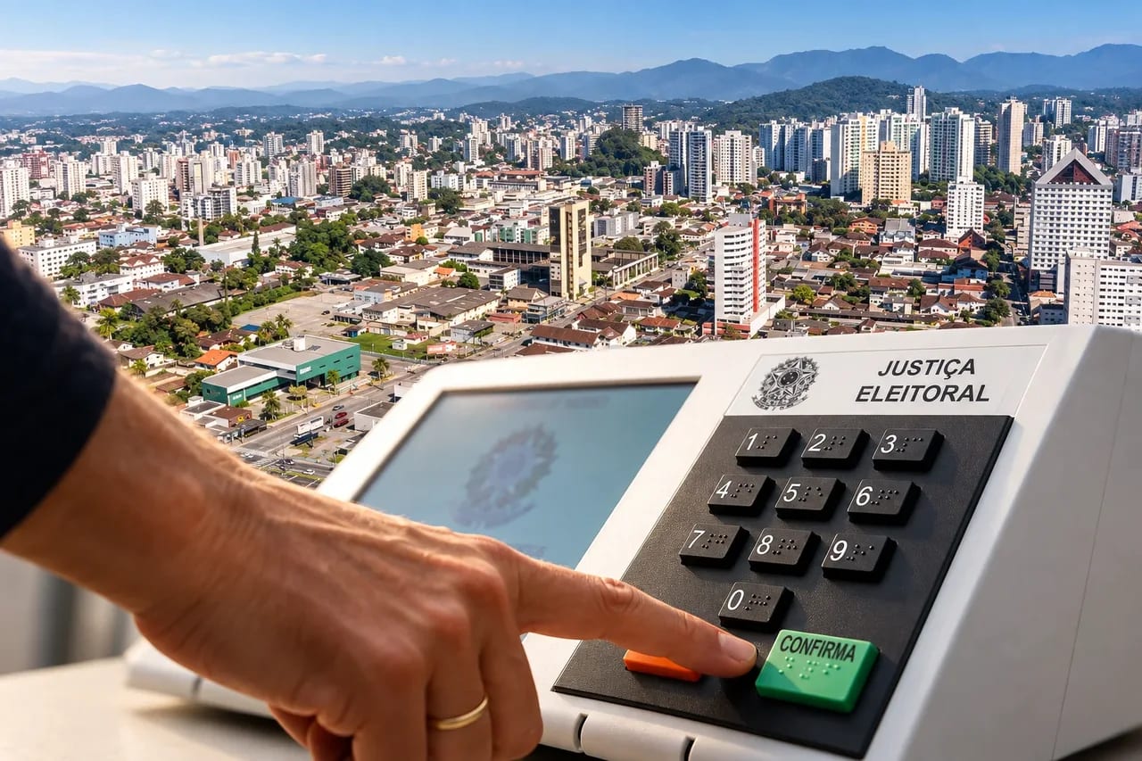 Joinville tem 42 candidatos com domicílio eleitoral nas Eleições 2026
