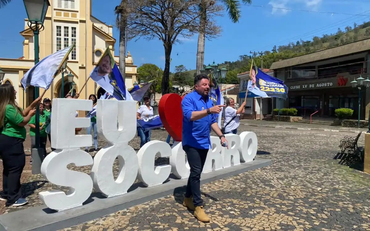 Sandro Montanari fez agenda em Socorro e Amparo nesta sexta, 25