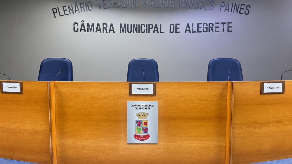 Câmara de Alegrete gastou R$ 74,55 mil em diárias até julho de 2026