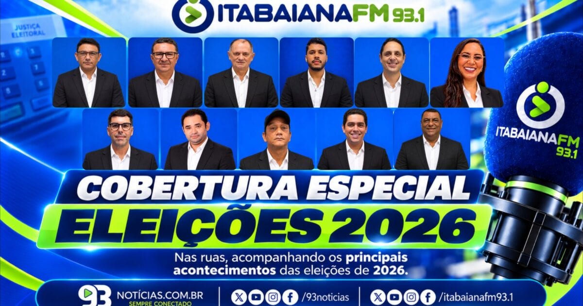 Itabaiana FM e Portal 93 Notícias realizam a maior cobertura das eleições 2026 em Sergipe