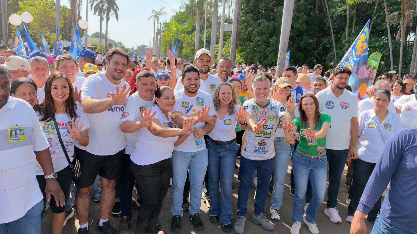 Deputado Eduardo Fortes e a prefeita Josi Nunes lideram ato público na véspera da decisão estadual