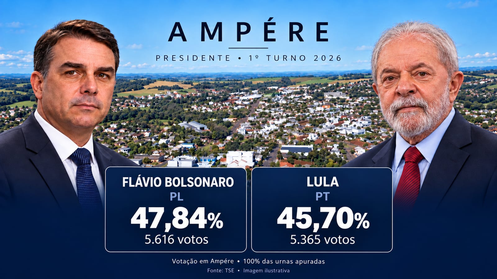 Flávio Bolsonaro interrompe sequência de oito eleições com liderança do PT em Ampére