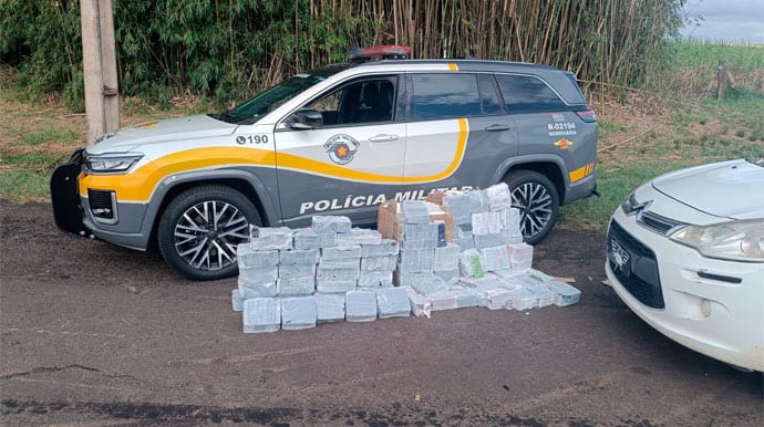 TOR apreende R$ 450 mil em peças de celular do Paraguai em Santa Cruz do Rio Pardo