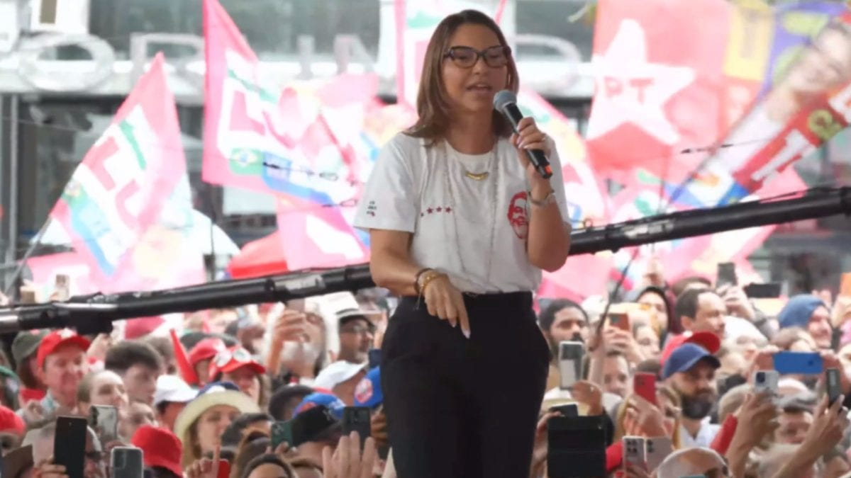 Janja diz que se emociona em Santa Catarina e chama cenário local de 'hostil'