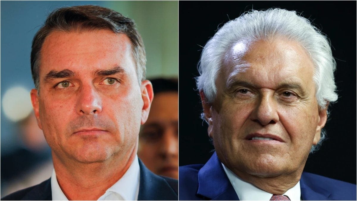 Ao vivo: Flávio e Caiado dão declaração a jornalistas em Goiânia