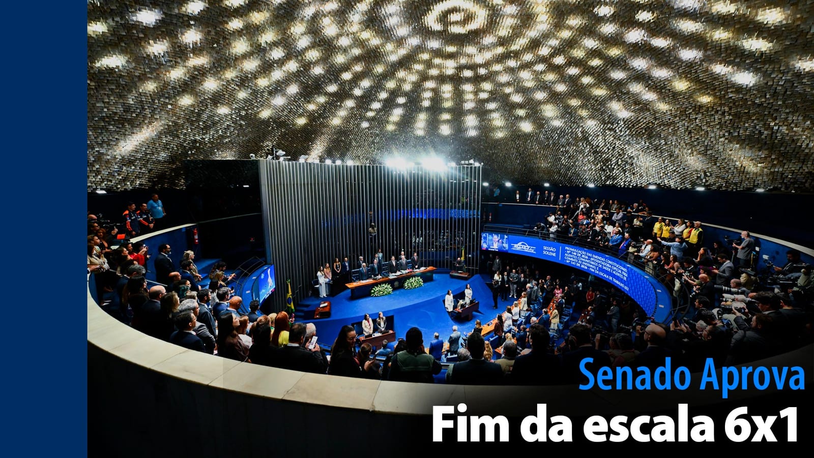 Senado aprova fim da escala 6x1 e reduz jornada para 40 horas