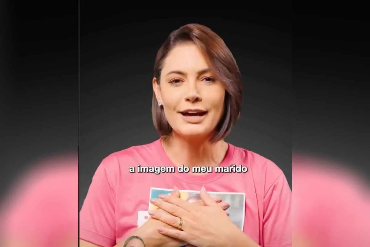 Juiz revoga liminar e libera propaganda de Michelle com imagem de Bolsonaro