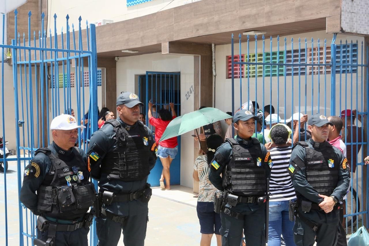 Eleição: quase 4,8 mil policiais atuam em Sergipe neste domingo