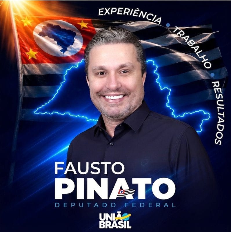Fausto Pinato lança campanha ao quarto mandato pela Federação União Progressista