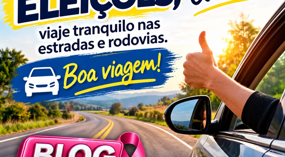 NESTE DOMINGO DE ELEIÇÕES, VIAJE COM SEGURANÇA!