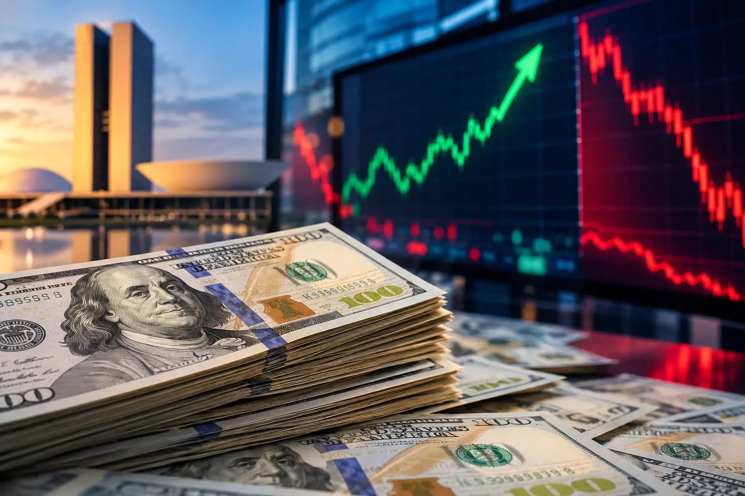 Dólar dispara a R$ 5,60 após reeleição de Lula; Ibovespa futuro despenca