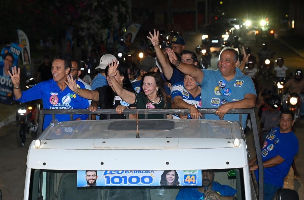 Gaguim participa de missa em Arraias e faz carreata histórica em Taguatinga
