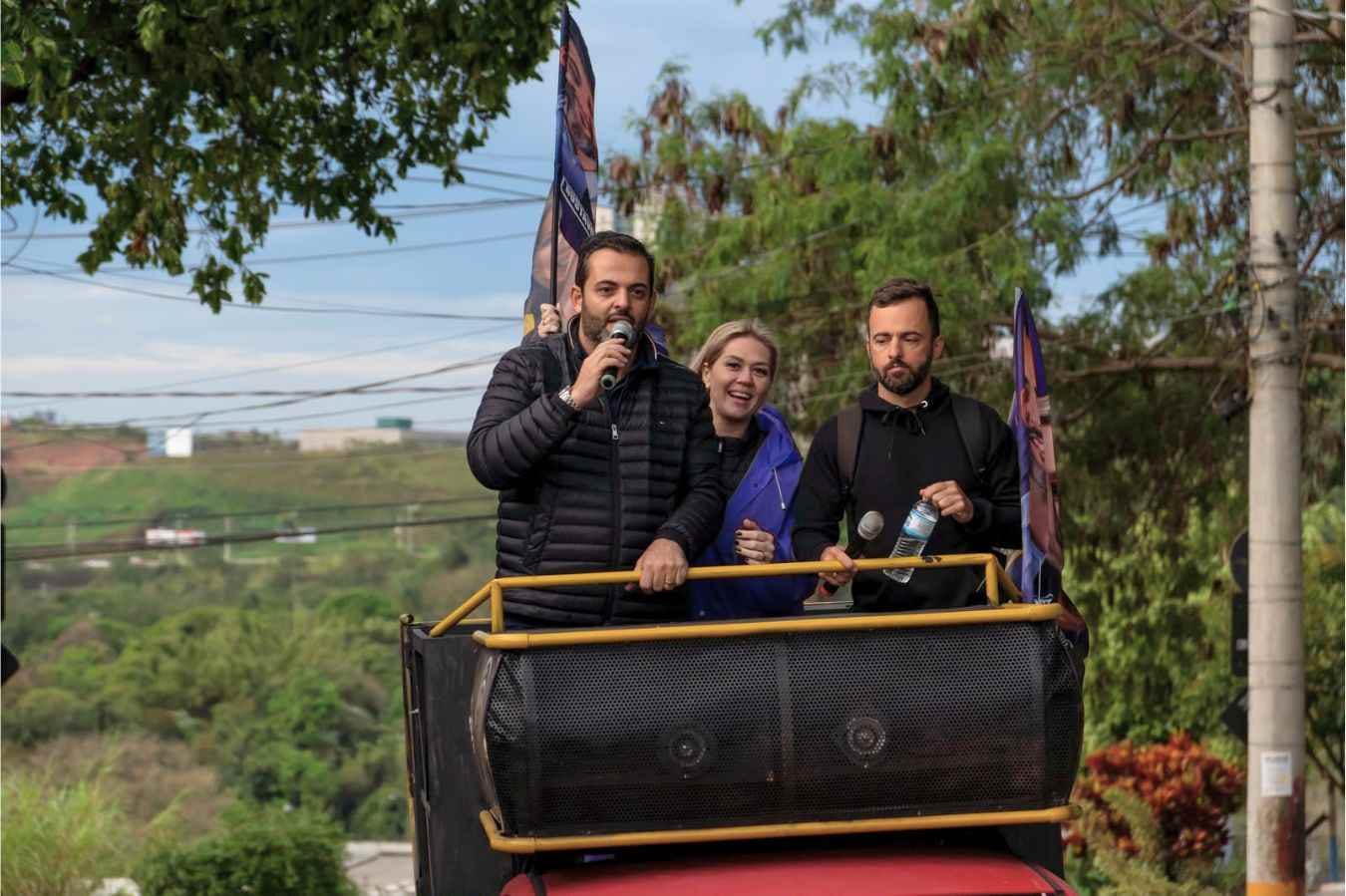 Ellen Martinelli faz carreata por três bairros de Jundiaí