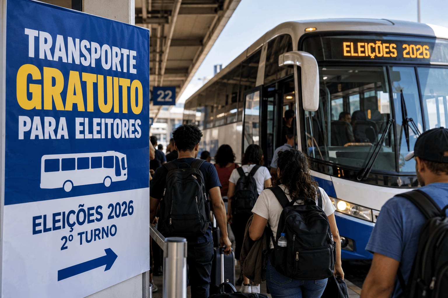 Eleitores de SP, PI, Bahia e Sergipe relatam falta de transporte para acessarem os locais de votação