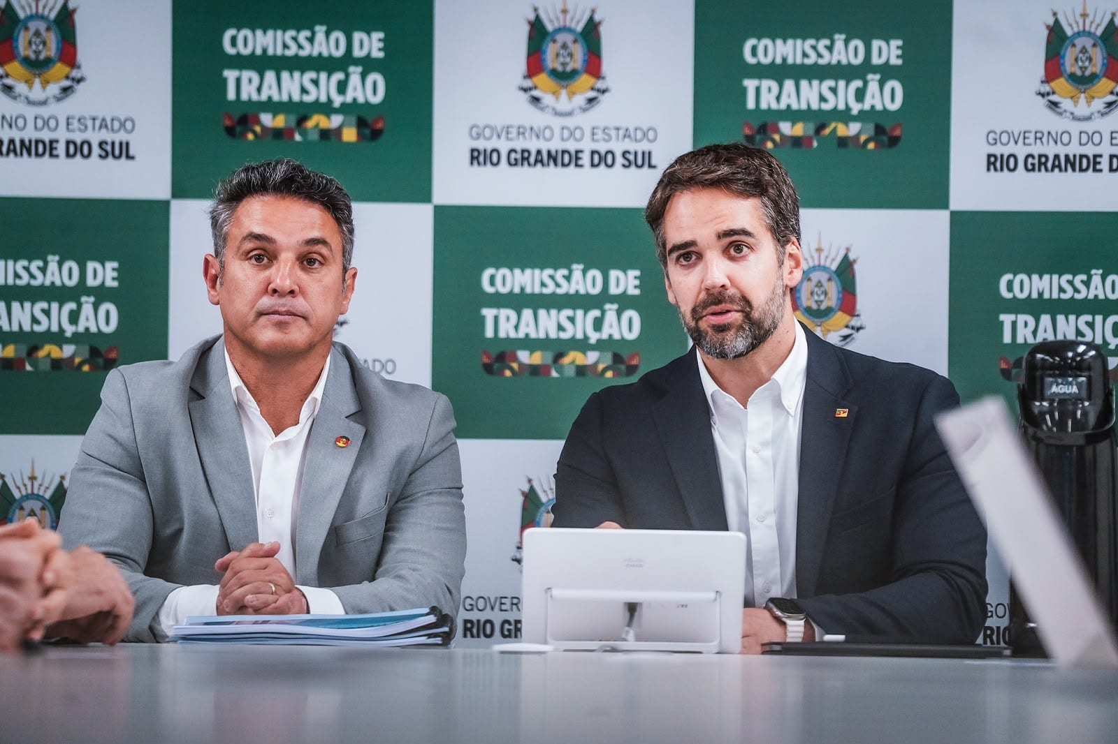Em encontro para inaugurar Escritório de Transição, Leite e Zucco debatem o panorama do governo do Estado