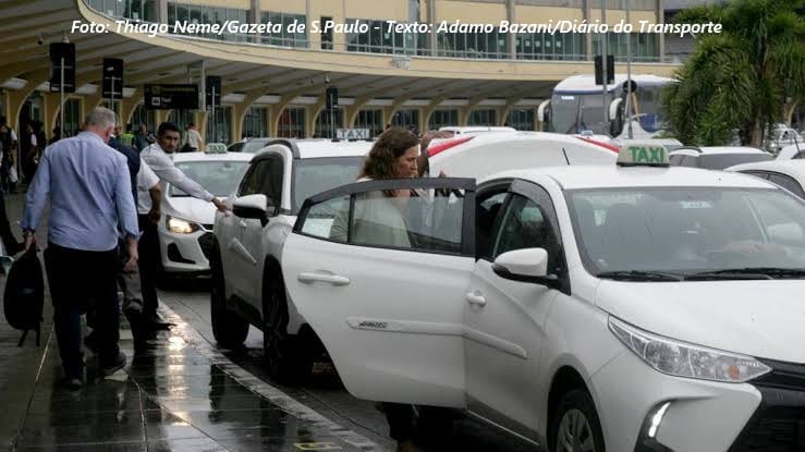 Congonhas terá ponto de táxi ampliado para 52 vagas e uso de mais 100 no bolsão; Câmara discute impactos da expansão do