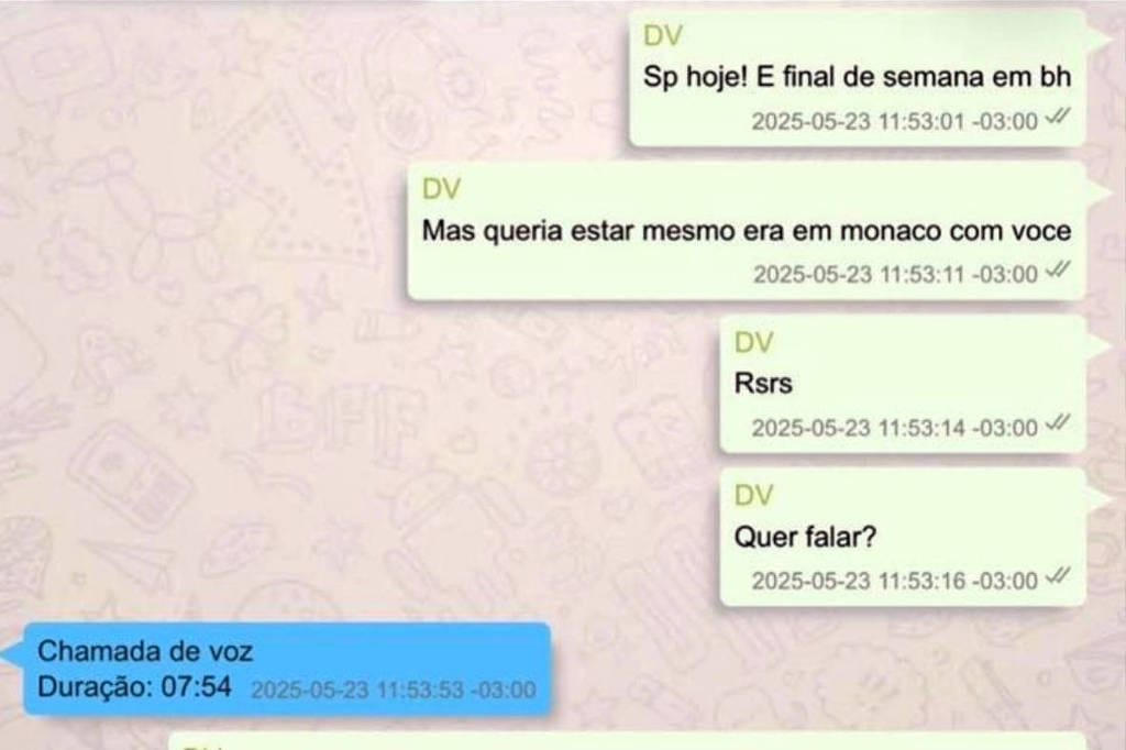 Mensagens mostram proximidade entre Vorcaro e o presidente da Câmara Hugo Motta
