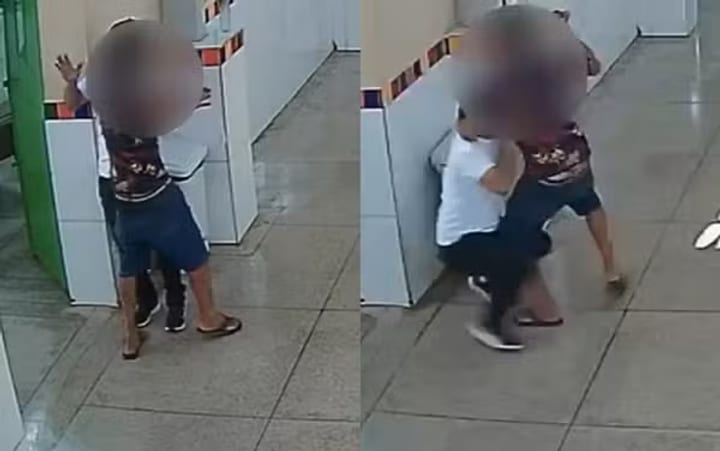 Pai invade escola e rende diretor com faca para tentar ver o filho