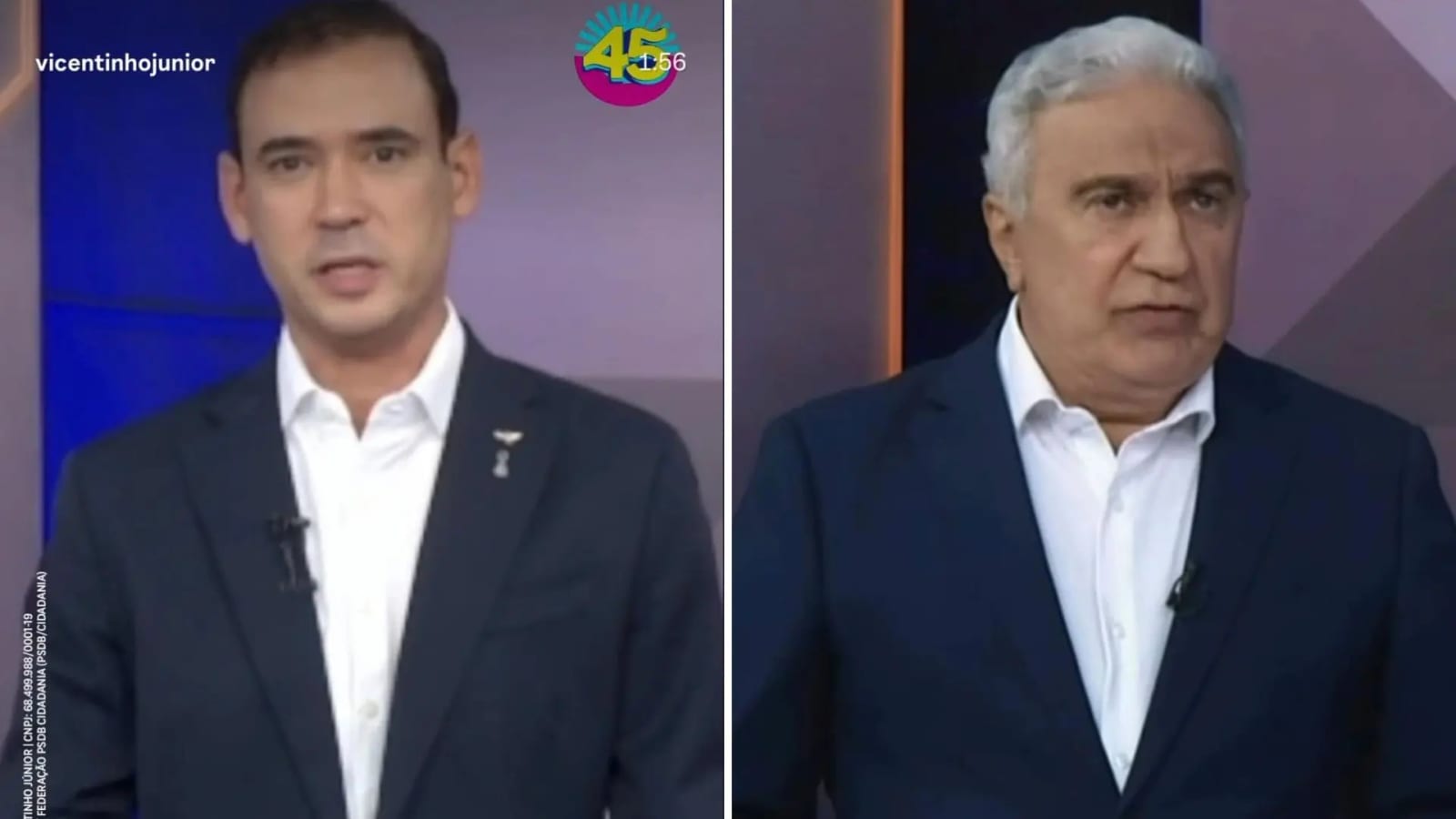 Laurez diz a Vicentinho: “Você nunca administrou nada” em debate