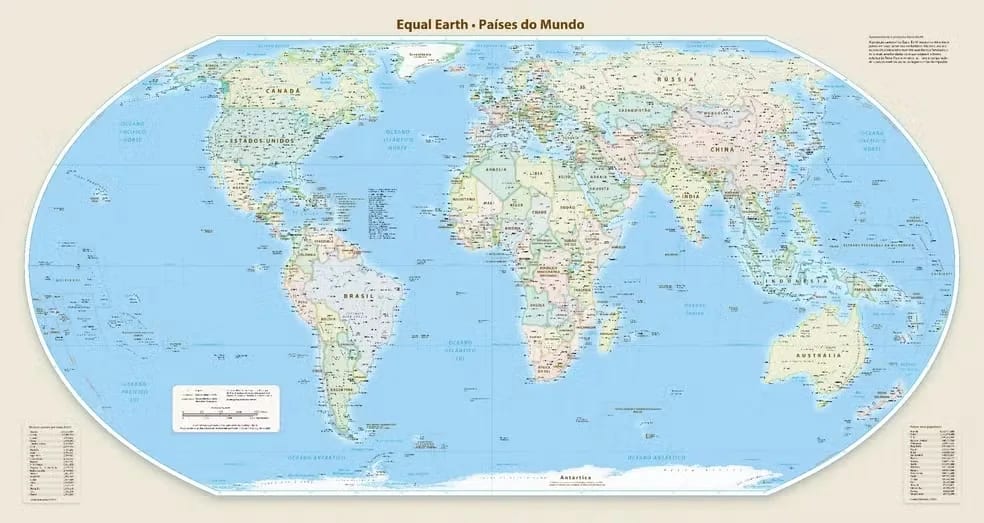 ONU aprova novo mapa-múndi que mostra tamanho real da África; EUA são único voto contra
