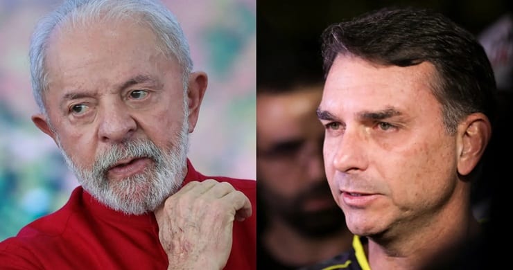 Lula tem percentual de rejeição maior que o de Flávio Bolsonaro na disputa presidencial, aponta Datafolha