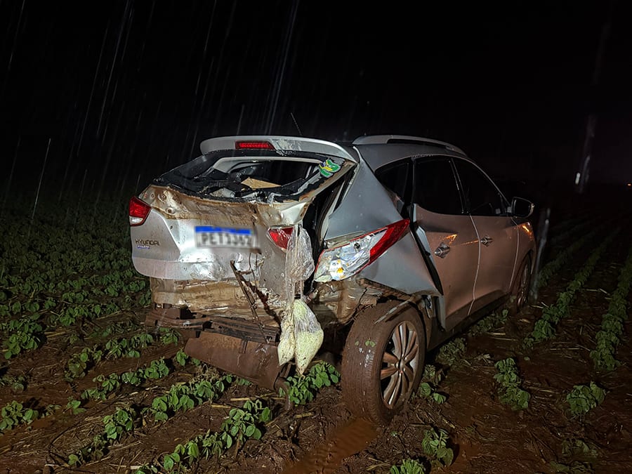 VÍDEO: COLISÃO VIOLENTA ENTRE DOIS VEÍCULOS DEIXA QUATRO FERIDOS ENTRE NOVO SARANDI E VILA NOVA