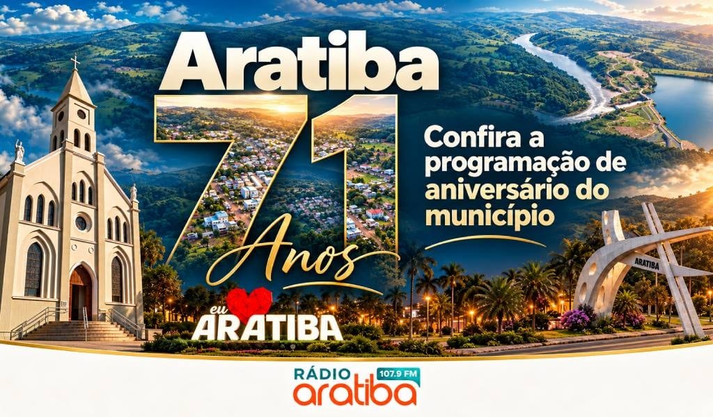 Aratiba convida para programação especial de 71 anos