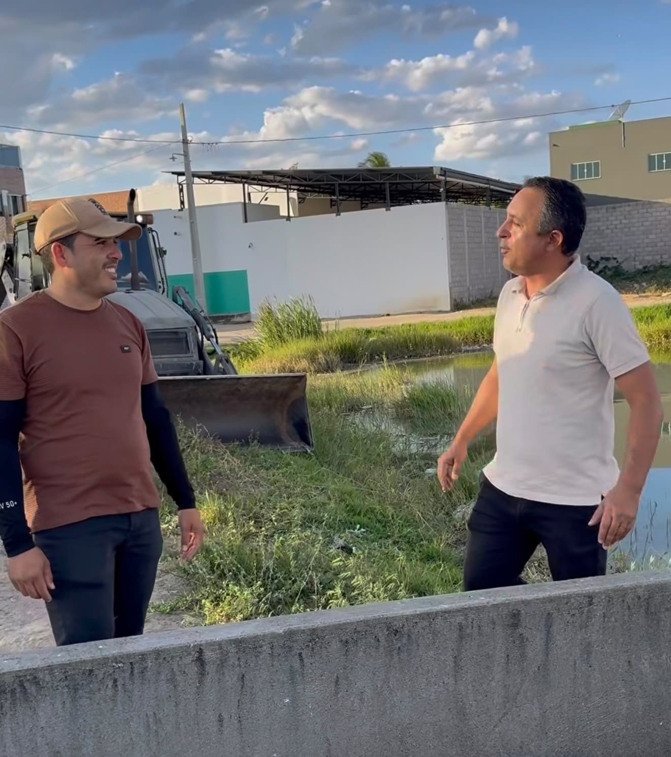 Prefeito Erivam de Biu acompanha início das obras de revitalização da Lagoa Municipal de São Vicente do Seridó