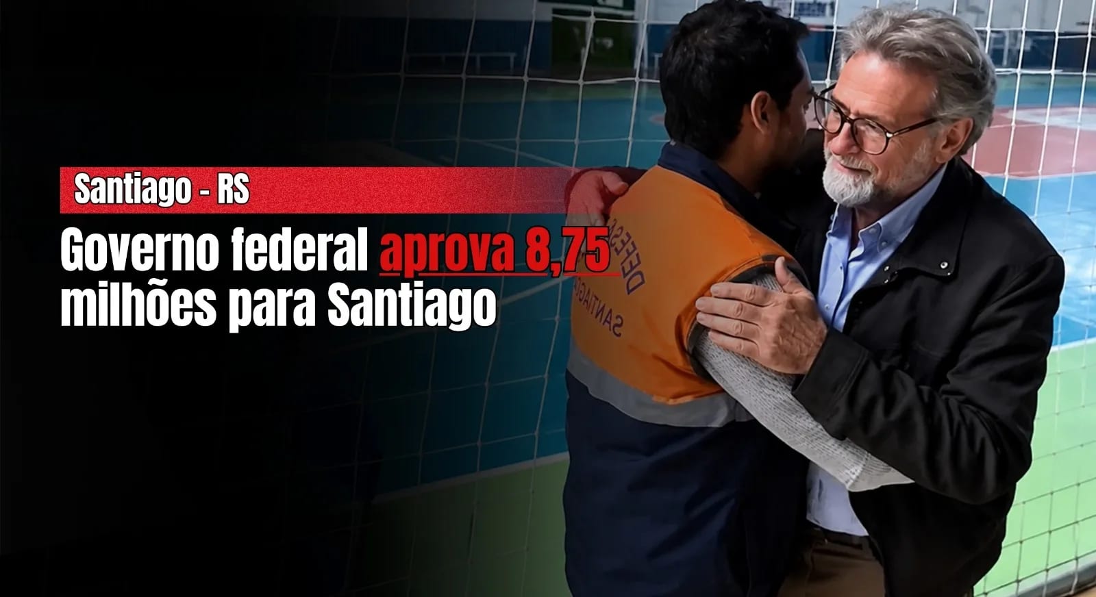 Santiago receberá R$ 8,75 milhões após temporal