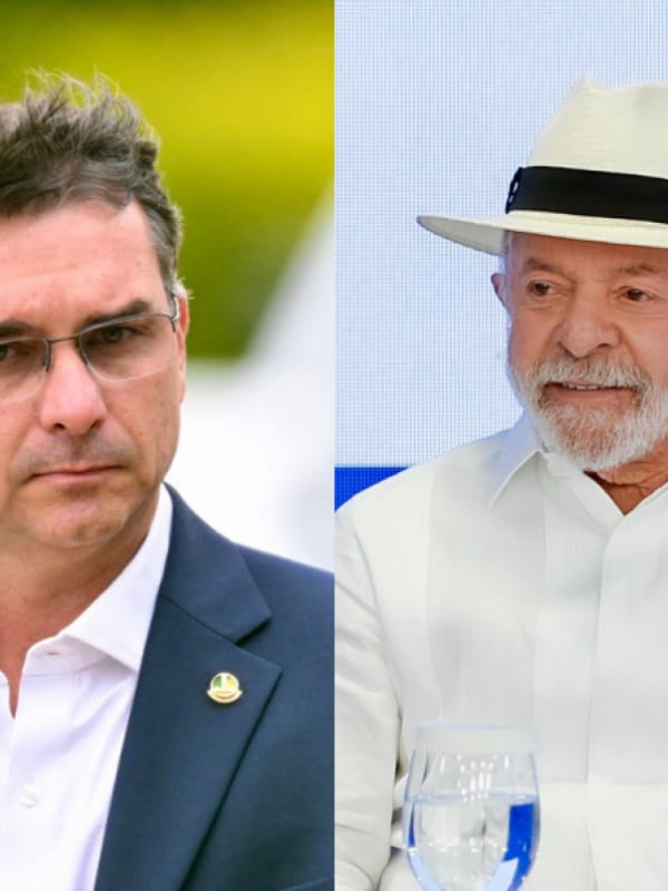 Pesquisa mostra Flávio Bolsonaro com 51% dos votos e Lula com 49%