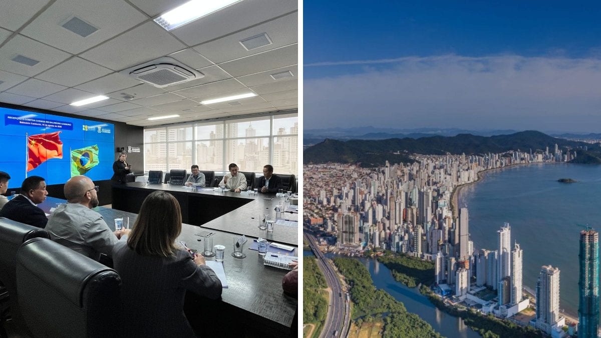 Chineses visitam Balneário Camboriú para apresentar soluções de esgoto e resíduos