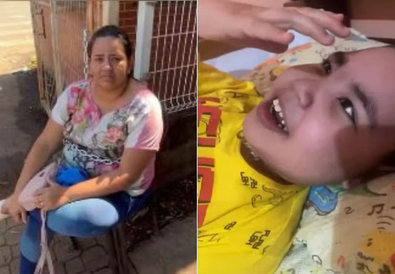 Mãe se acorrenta em hospital de Palmas por transferência urgente do filho para cirurgia cardíaca