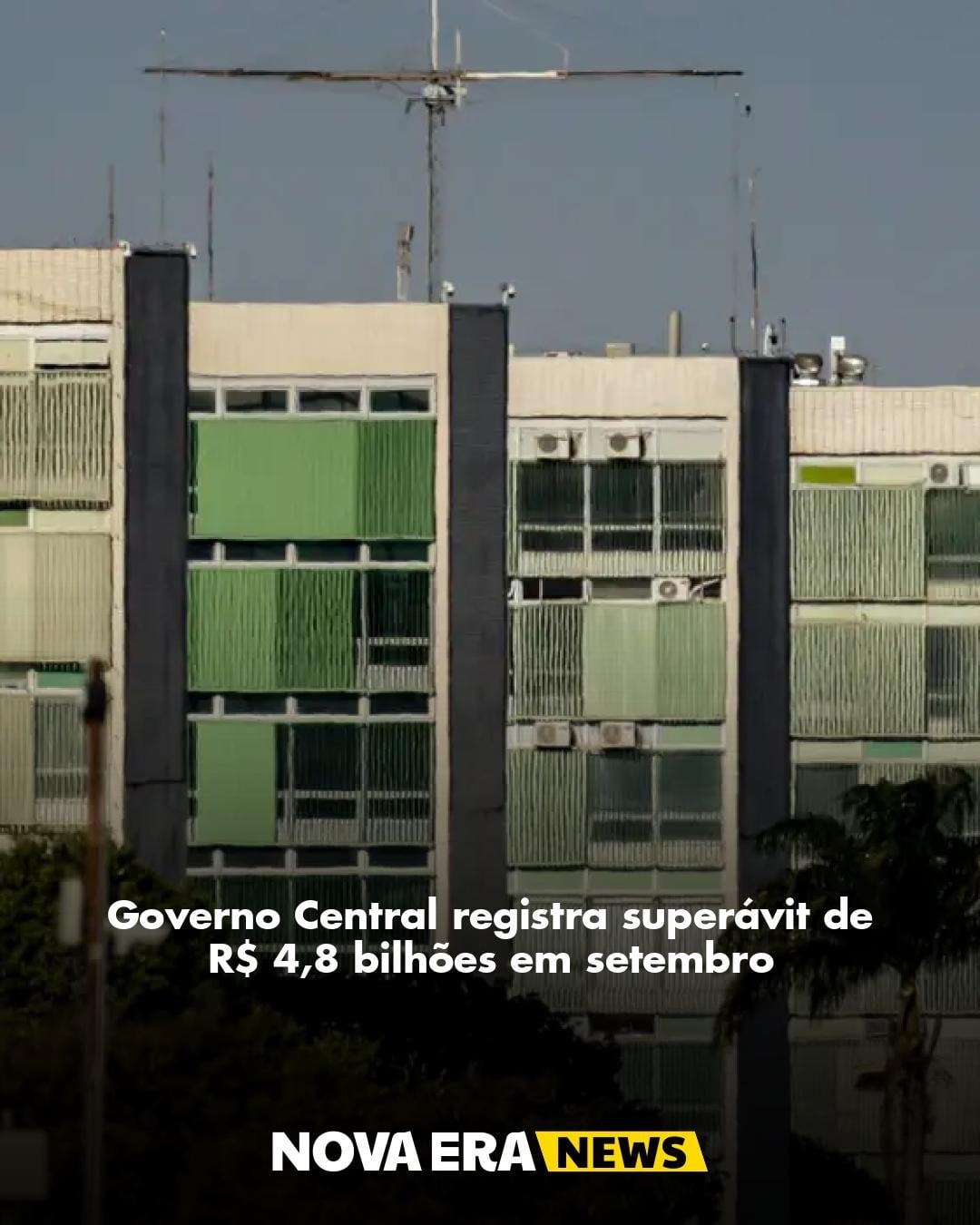 Governo Central registra superávit de R$ 4,8 bilhões em setembro