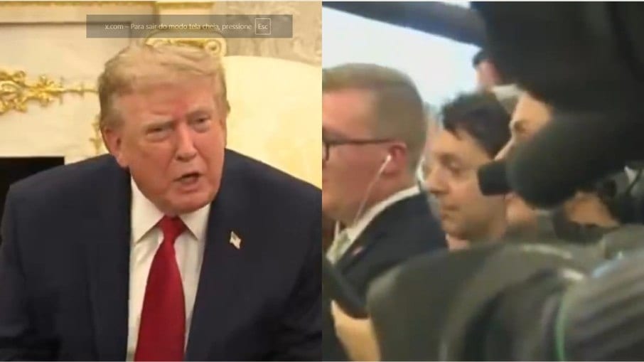 Trump manda repórter da CNN calar-se após pergunta sobre Kim Jong Un