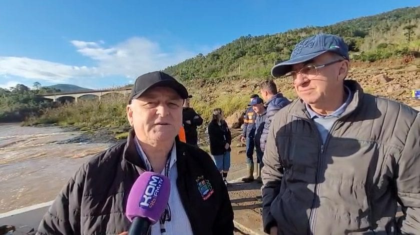 Vídeo: Obra da ponte sobre o Rio das Antas entre Cotiporã e Bento tem contrato assinado