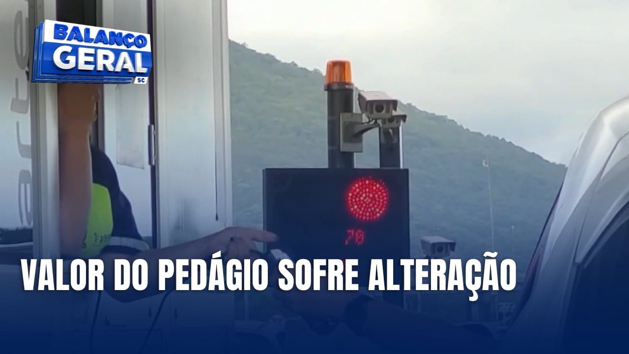 Pedágio entre PR e SC vai a R$ 5,90
