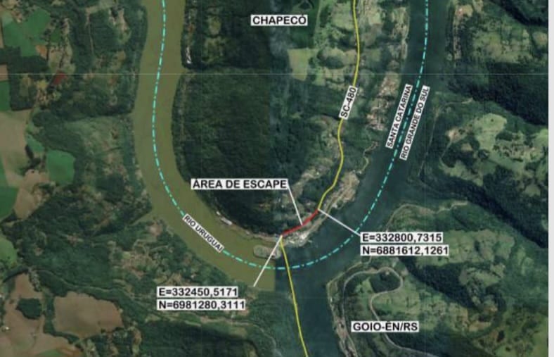 Construtora Oliveira vence licitação para área de escape na SC-480 em Chapecó