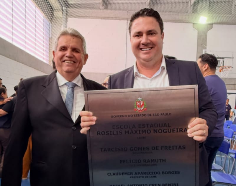 Leme inaugura Escola Estadual Professora Rosilis Máximo Nogueira nesta quinta (3)