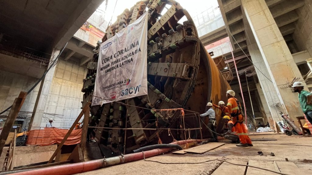 Tatuzão inicia escavação de túneis do Metrô entre São Paulo e Guarulhos nesta sexta-feira (16)